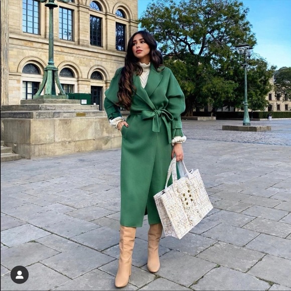 Zara Jackets & Blazers - Last🔥Zara voluminous sleeve coat bloggers favor…